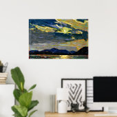 Tom Thomson - Heiße Sommer Mondlicht Poster (Heimbüro)