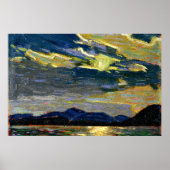Tom Thomson - Heiße Sommer Mondlicht Poster (Vorne)