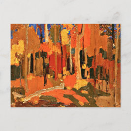 Tom Thomson - Herbstfarbe Postkarte