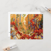 Tom Thomson - Herbstgarten Karte (Vorderseite/Rückseite Beispiel)