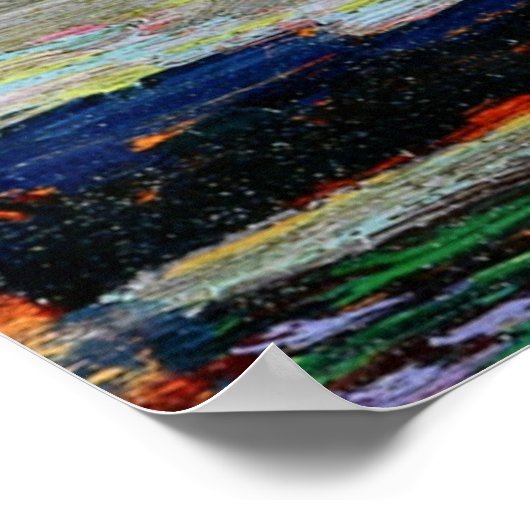 Tom Thomson - Hot Summer Moonlight Poster (Ecke)