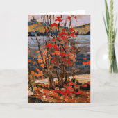 Tom Thomson - Lake and Red Tree Karte (Vorderseite)