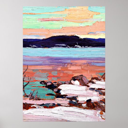 Tom Thomson - Landscape with Snow Poster (Vorne)