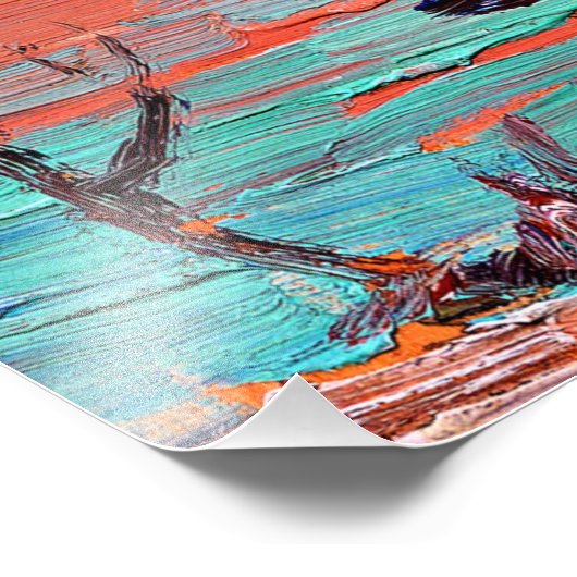 Tom Thomson - Landschaft mit Schnee Fotodruck (Ecke)