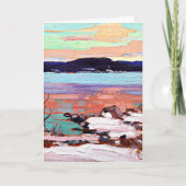Tom Thomson - Landschaft mit Schnee Karte (Vorderseite)