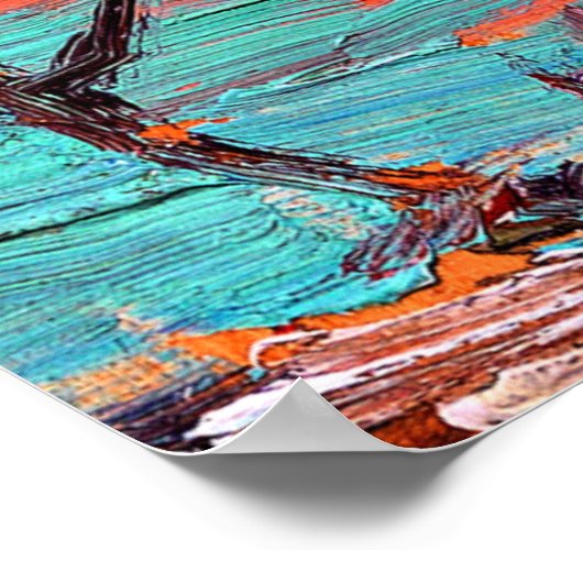 Tom Thomson - Landschaft mit Schnee Poster (Ecke)