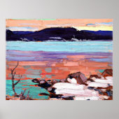 Tom Thomson - Landschaft mit Schnee Poster (Vorne)