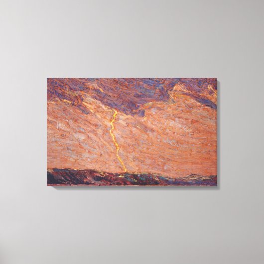 Tom Thomson - LEICHTER KANOSEE 1915 Leinwanddruck (Vorderseite)