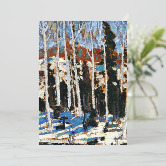 Tom Thomson - März Karte (Stehend Vorderseite)