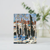 Tom Thomson - März Postkarte (Stehend Vorderseite)