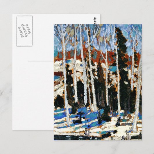 Tom Thomson - März Postkarte (Vorne/Hinten)
