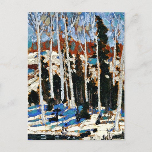 Tom Thomson - März Postkarte (Vorderseite)