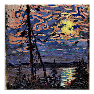 Tom Thomson - Mondlicht Poster