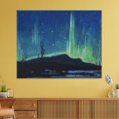 Tom Thomson - Northern Lights, berühmtes Kunstwerk Leinwanddruck (Insitu (Wohnzimmer))