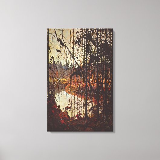 Tom Thomson - NORTHERN RIVER 1915 Leinwanddruck (Vorderseite)