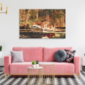 Tom Thomson - OLD LUMBER DAM ALGONQUIN PARK 1912 Leinwanddruck (Insitu (Wohnzimmer))