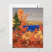 Tom Thomson Painting Autumn Foliage Ontario Land P Postkarte (Vorne/Hinten)