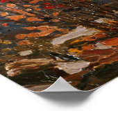 Tom Thomson Painting Lake and Red Tree Ontario Poster (Ecke)