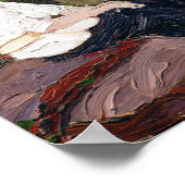 Tom Thomson Painting Lovely Canadian Lady Figure Poster (Ecke)