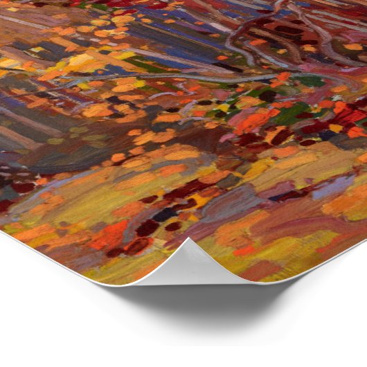 Tom Thomson Painting Maple Saplings Kanadisches La Poster (Ecke)
