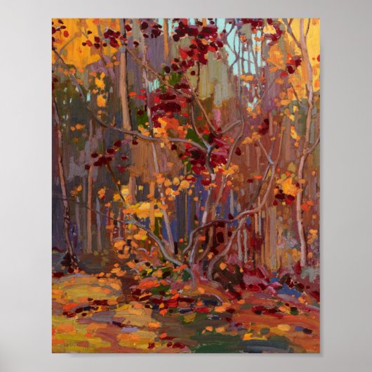 Tom Thomson Painting Maple Saplings Kanadisches La Poster (Vorne)