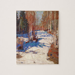 Tom Thomson Painting Path Hinter Mowat Lodge Puzzle