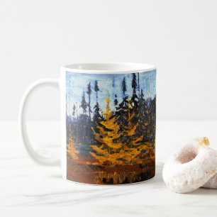 Tom Thomson Painting Tamaracks Canadian Wilderness Kaffeetasse