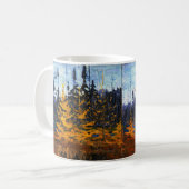 Tom Thomson Painting Tamaracks Canadian Wilderness Kaffeetasse (Vorderseite Links)