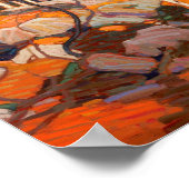 Tom Thomson Painting the Birch Grove Ontario Land Poster (Ecke)