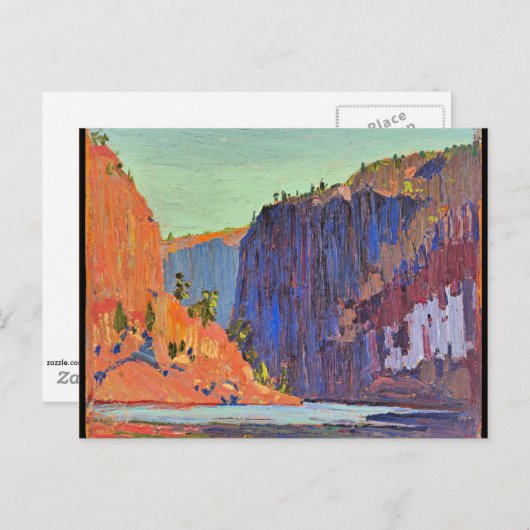 Tom Thomson - Petawawa Gorges Postkarte (Vorne/Hinten)