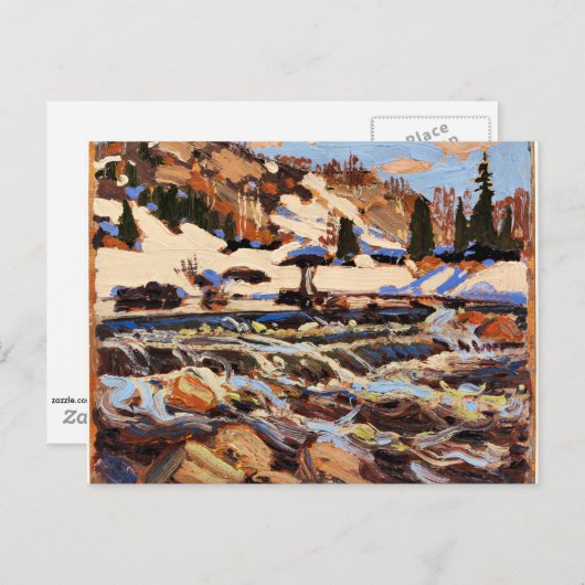 Tom Thomson - Rapids Postkarte (Vorne/Hinten)