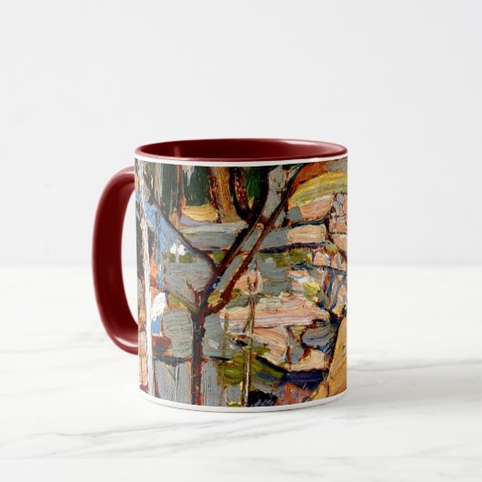 Tom Thomson - Schnee und Rocks Tasse (Vorderseite Links)