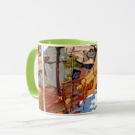 Tom Thomson - Schnee und Rocks Tasse (Vorderseite Links)