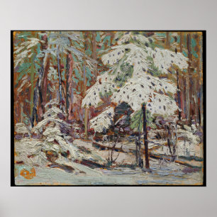 Tom Thomson Snow im Wald Poster