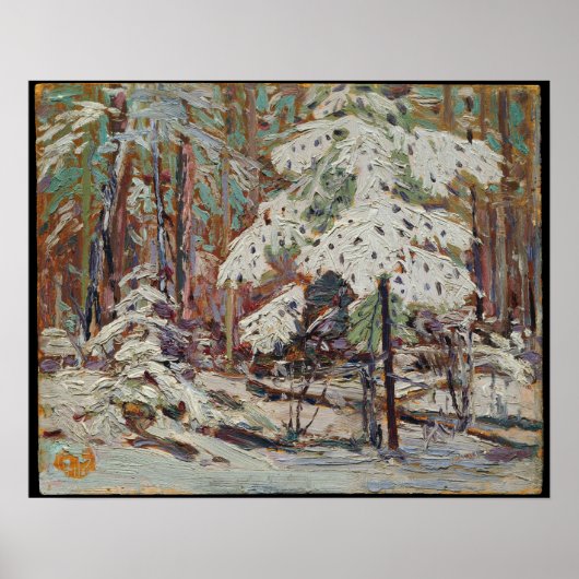 Tom Thomson Snow im Wald Poster (Vorne)
