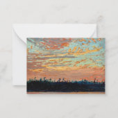 Tom Thomson - Sunset Sky Mitteilungskarte (Vorderseite)