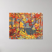 Tom Thomson - The Pool, beliebtes Gemälde, Leinwanddruck (Vorderseite)