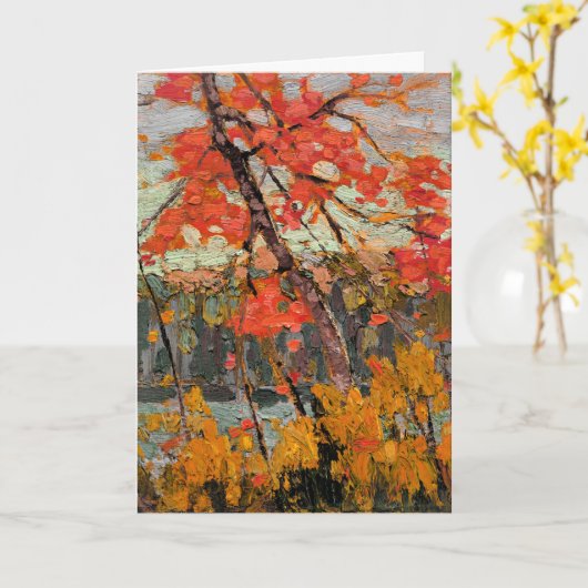 Tom Thomson - Twisted Maple Karte (Gelbe Blume)