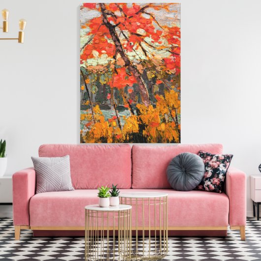 Tom Thomson - Twisted Maple Leinwanddruck (Insitu (Wohnzimmer))