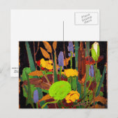 Tom Thomson - Wasser - Blume Postkarte (Vorne/Hinten)