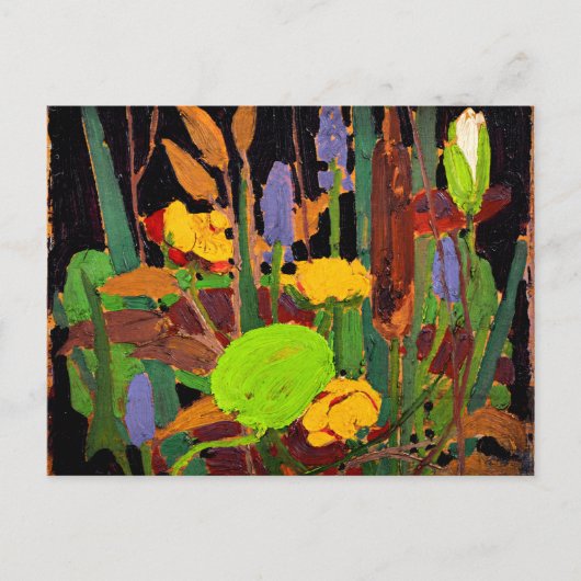 Tom Thomson - Wasser - Blume Postkarte (Vorderseite)