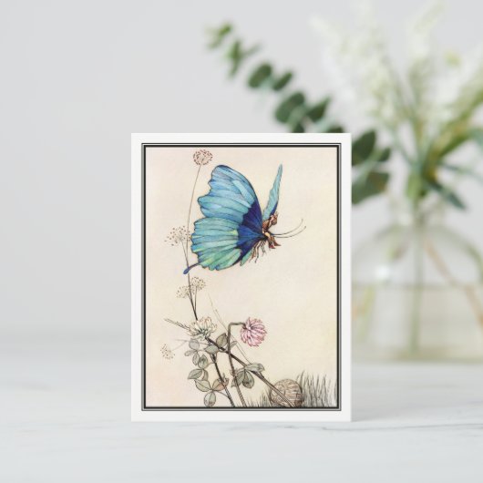 Tom Thumb von Warwick Goble Postkarte (Stehend Vorderseite)