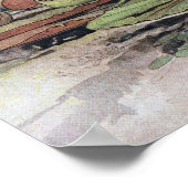 Tom trifft die Libelle von Warwick Goble Poster (Ecke)