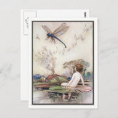Tom trifft die Libelle von Warwick Goble Postkarte (Vorne/Hinten)