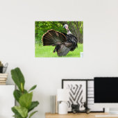 Tom Truthahn Federndisplay Poster (Heimbüro)