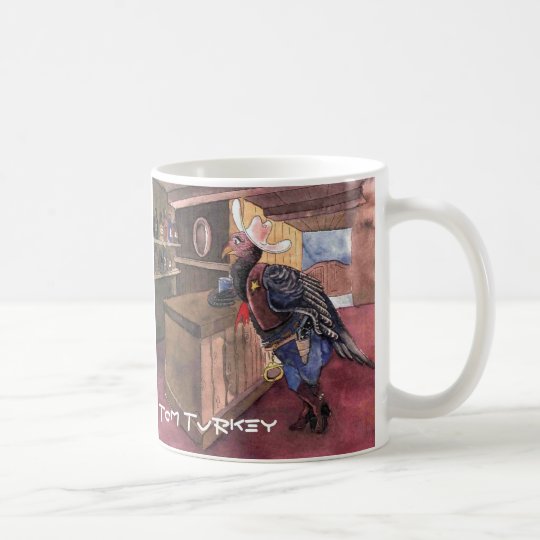 Tom Turkey, der Sheriff - stark und originell Kaffeetasse