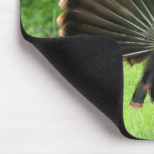 Tom Turkey Feather Display Mousepad (Ecke)