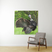 Tom Turkey Feather Display Wandteppich (Beispiel)