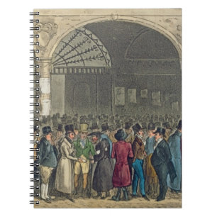 Tom u. Jerry, welche die Börse, von 'Lif besuchen Notizblock