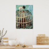 Tom und die Lobster von Jessie Willcox Smith Poster (Küche)